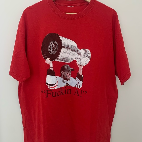 Oversized Large Jonathan Toews “F*cking A!” Tee - Picture 1 of 2